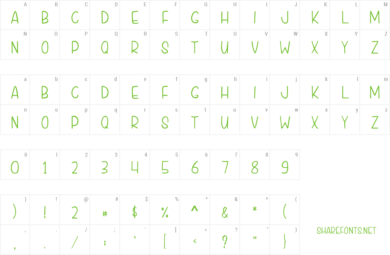 Font Cupcake Treats preview